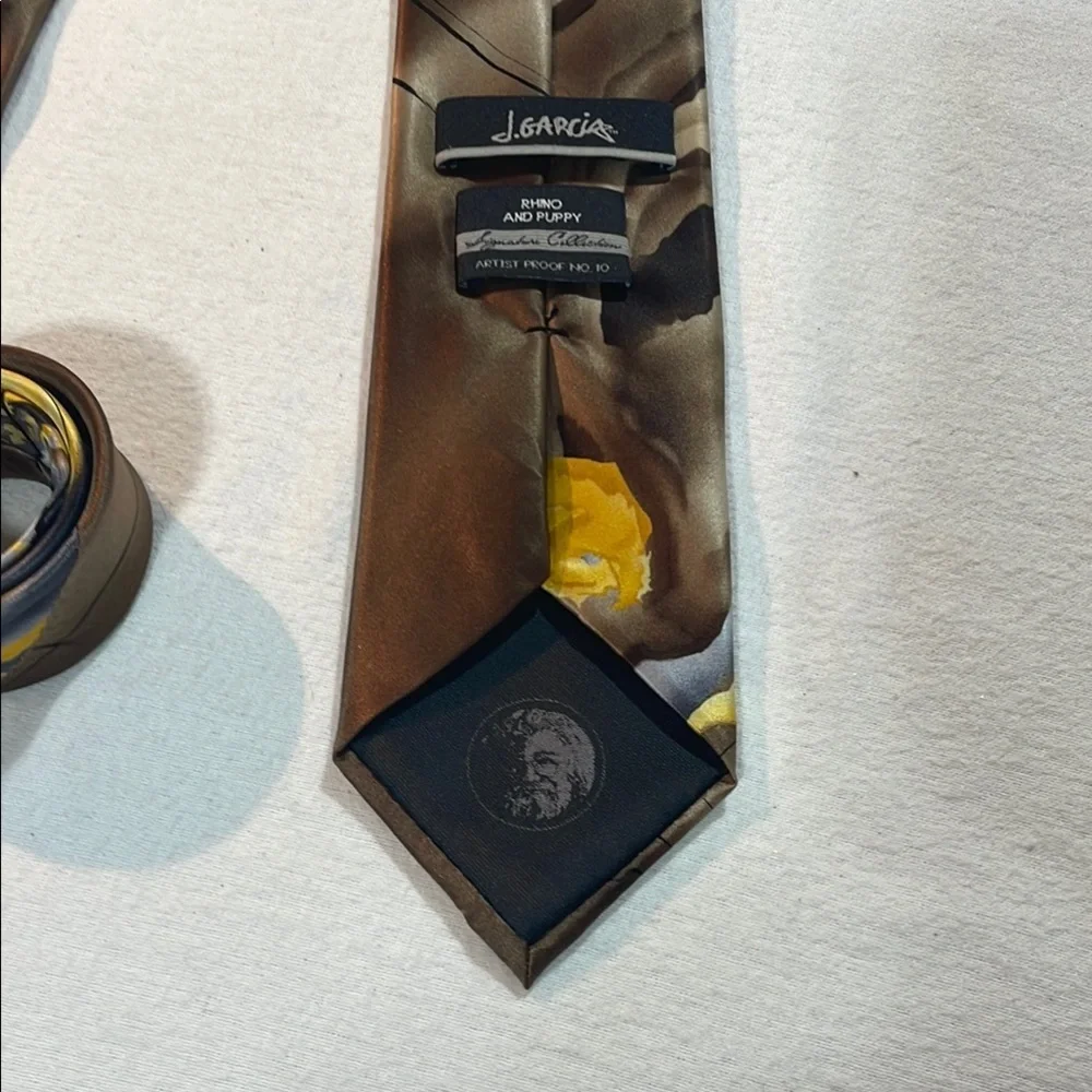 J. Garcia Rhino & Puppy Collection #10 Silk Tie Signature Collection